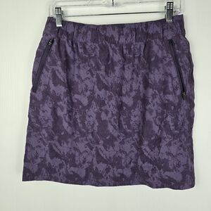 NWOT Eddie Bauer Women's Purple Camouflage Athletic Golf Skort Size 10